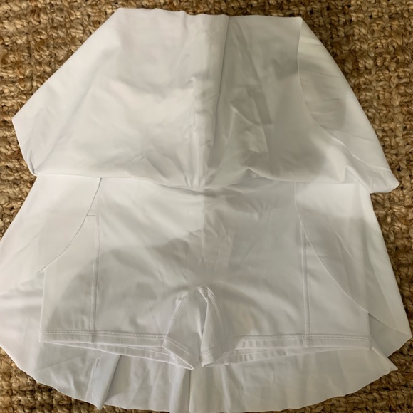 Halara White Tennis Skirts, sizes small and medium - Picture 5 of 5
